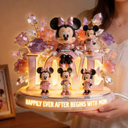 Happier Because Of Mom Acrylic Light Box - Personalized Gifts For Mom 01PGTI020426