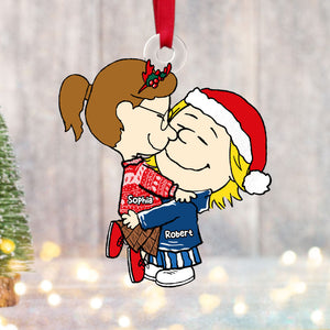 Snuggle Season Ornament - Personalized Christmas Gifts-Homacus