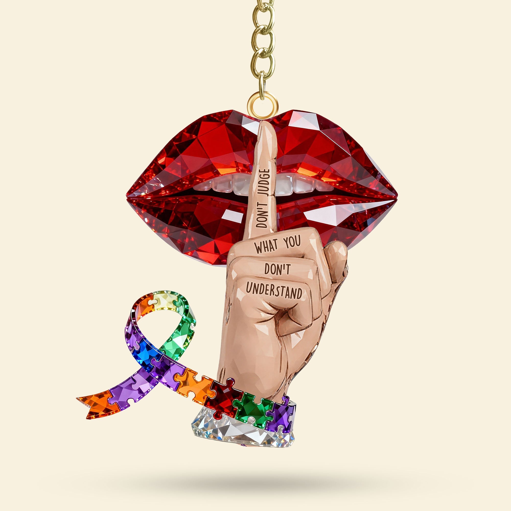 Autism Keychain - Gifts For Autism Awareness 04pati161225-Homacus