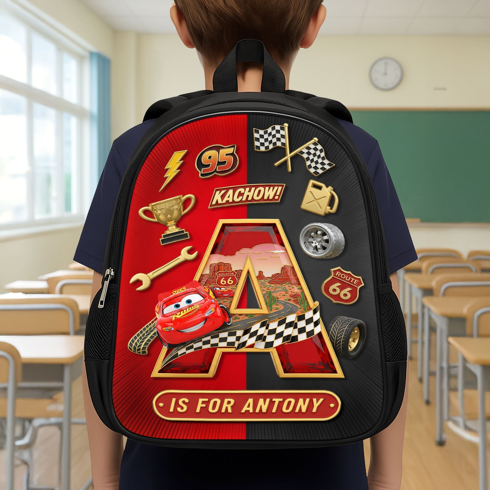 Cute School Bag - Custom Letter Gifts For Kids 04ohti010825
