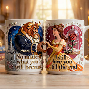 Fairytale Couple Set Coffee Mug - Personalized Gifts For Couple Coffee Mug 05NATI170126