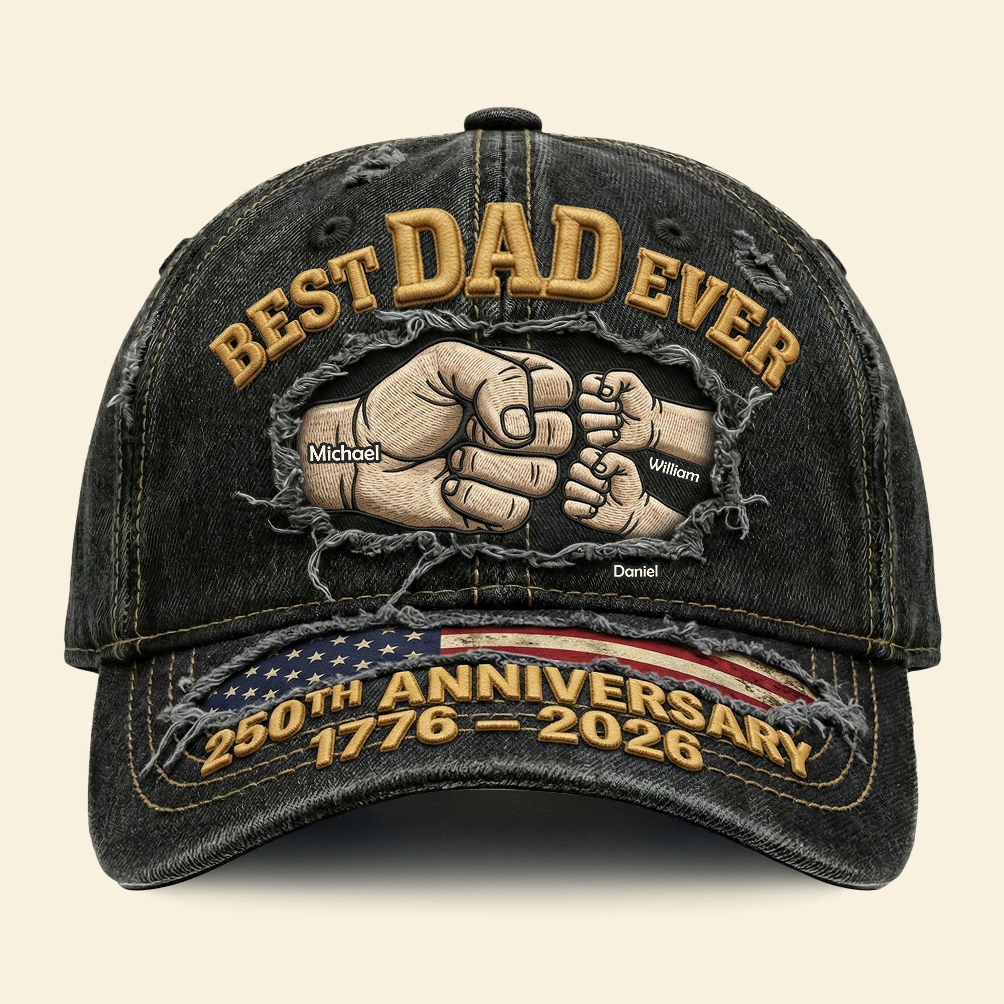 250th Anniversary Classic Cap Personalized Gifts For Dad 05NATI040326 - Caps - GoDuckee