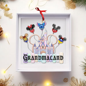 Grandkid Balloon Castle Ornament - Personalized Gifts For Christmas 07OHTI181125