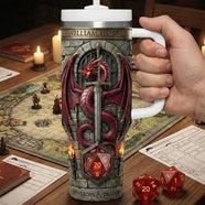 Dragon Tumbler - Personalized Gifts For Dragon Lover 01pati030226