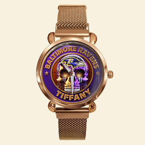 Football Mesh Strap Quartz Watch - Personalized Gifts For Football Lovers 02huti170725