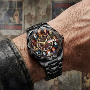Horror Lover Men's Watch - Personalized Gifts For Horror Fans Men's Watch 03HUTI240126