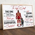 Family 01DTDT250323TM Personalized Mom Dad Hero Canvas Poster Print - Poster & Canvas - GoDuckee