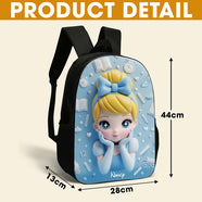 Fairytale Girl School Bag - Personalized Gifts For Kids 05pgti050825