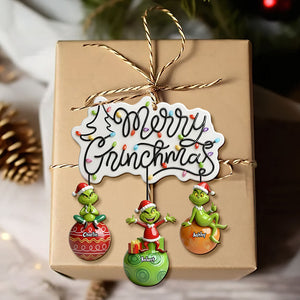 Playfull Hanging Together Ornament, Personalized Christmas Gifts 02qhti081025