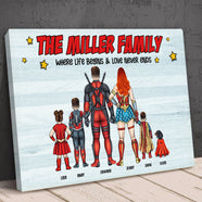 Family 03NALI240323TM Personalized Canvas Print - Poster & Canvas - GoDuckee