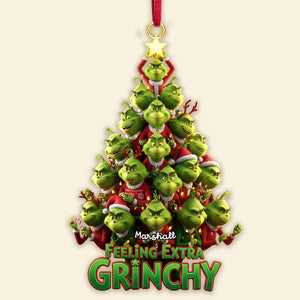 Green Monster Acrylic Christmas Ornament - Personalized Gifts For Christmas 05hymg201125
