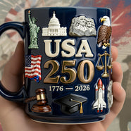 USA 250th Anniversary Coffee Mug 02NADT220126 - Coffee Mug - GoDuckee