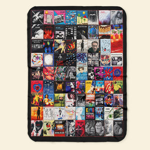 The Cure Nostalgia Blanket - Personalized Gifts For Music Lovers 02huta241026
