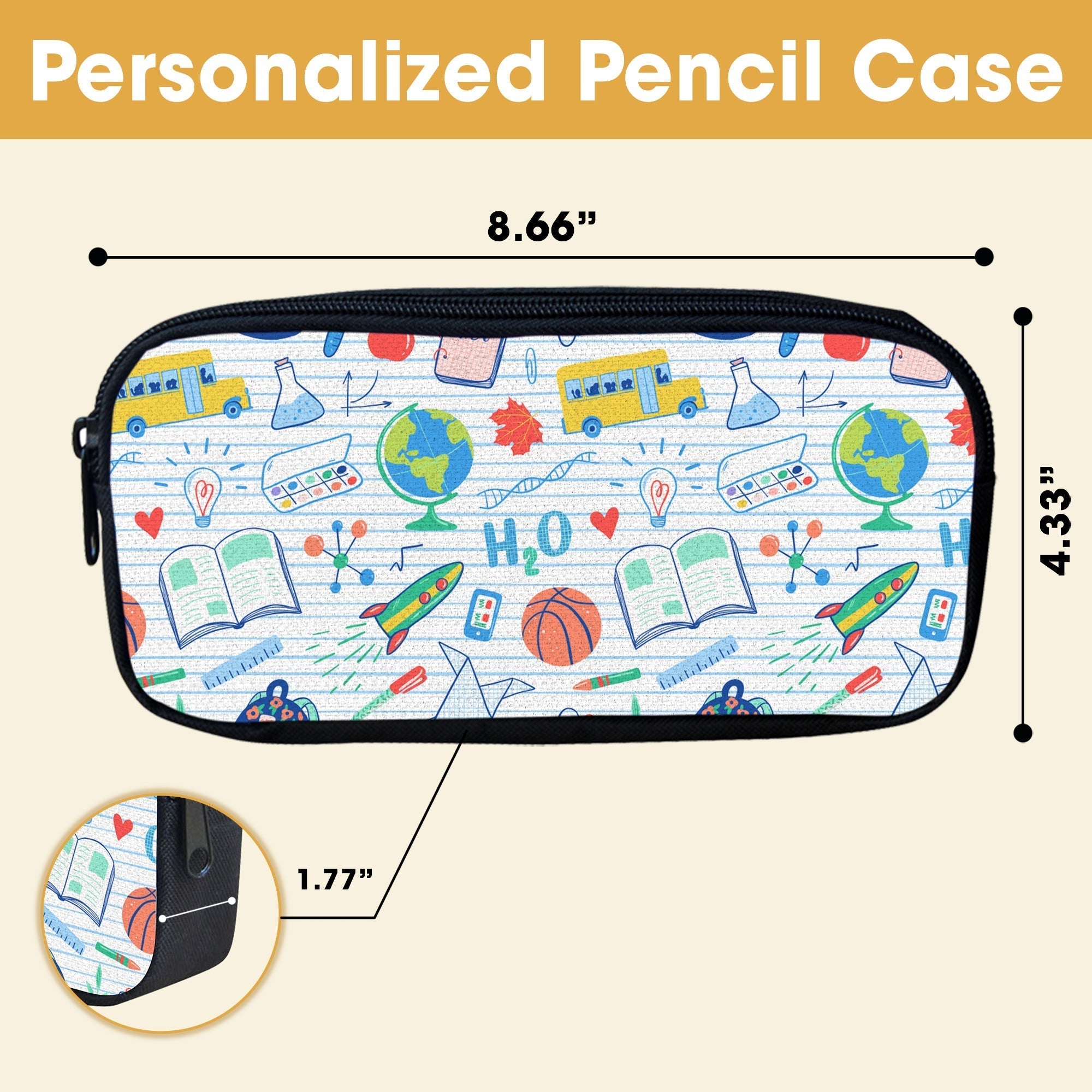 Custom Photo Gifts For Kid Pencil Case 03XQDC110724-Homacus