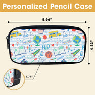 Personalized Gifts For Teacher Pencil Case 03xqti110724 Rainbow Crayon Colorful-Homacus