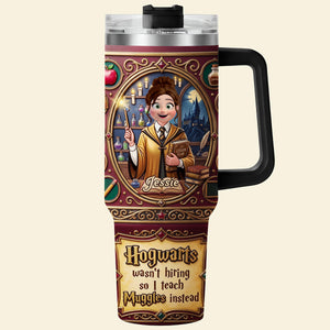 Academy Life Colorful Tumbler With Handle - Personalized Gifts For Teacher 04TYTA220726