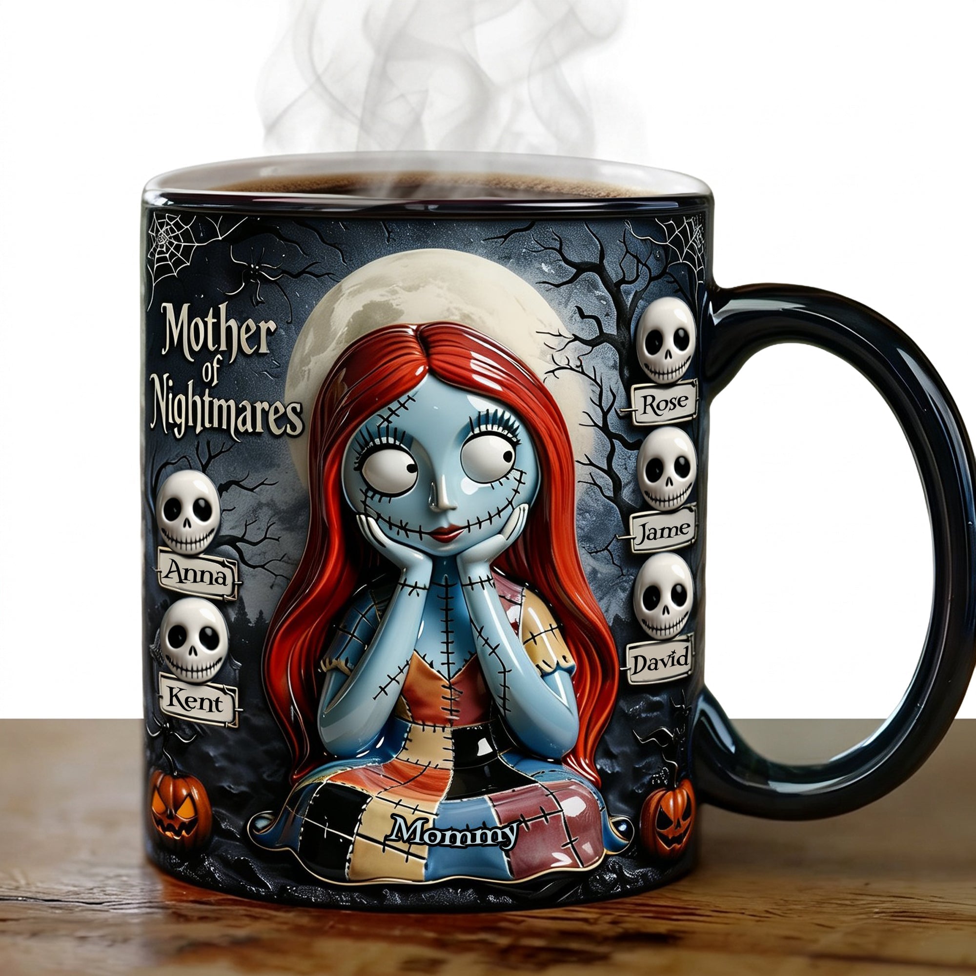 Spooky Mom And Kids Magic Ceramic Coffee Mug 01TOLU270326