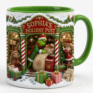 Holiday Post Coffee Mug - Personalized Gifts For Christmas 04halu010826