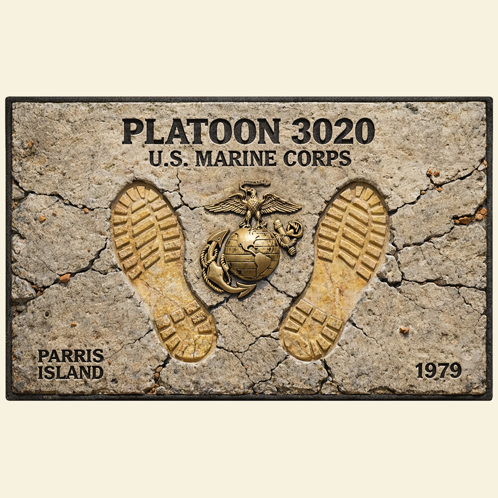 Home Of A Proud Veteran Doormat - Personalized Gifts For Veteran 061TGLU260126-Homacus