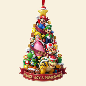 Happy Whimsical Christmas Acrylic Ornament - Personalized Christmas Gifts 01tota070826