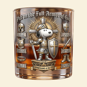 Armor Of God Drinking Glass - Personalized Gifts For Christians 02tyta110726