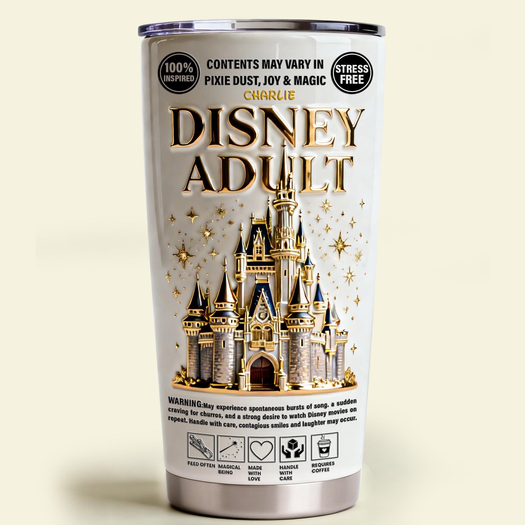 Fairytale Castle Tumbler - Personalized Gifts For Magic Lovers 01nalu271225